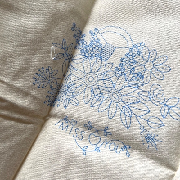 Embroidery Kit DIY Craft Handmade Floral Pattern Hoop Needle Cloth Thread Instr - Picture 6 of 6